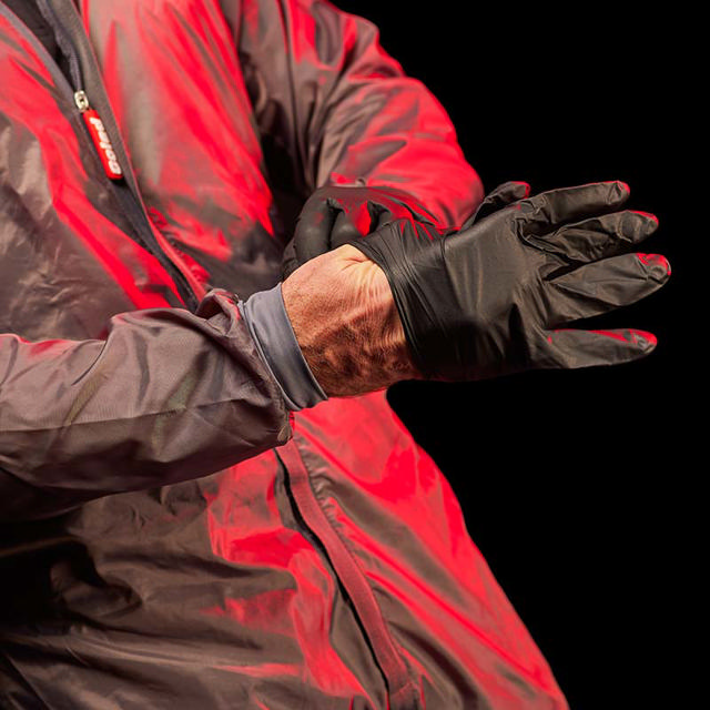 Luvas de nitrilo pretas 60 unidades