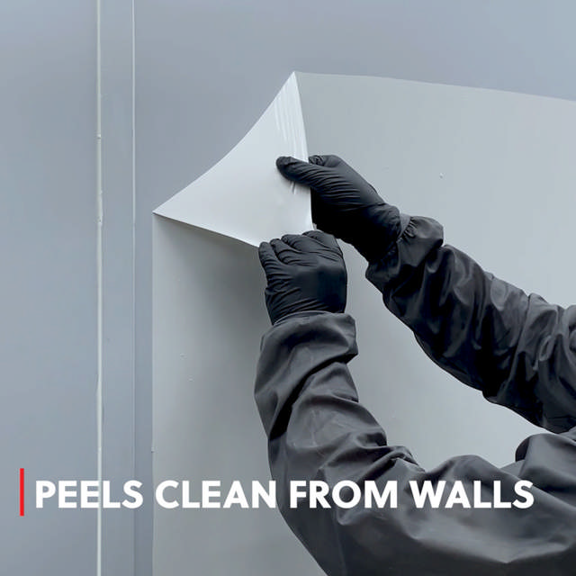 Blizzard White Peelable Booth Coating