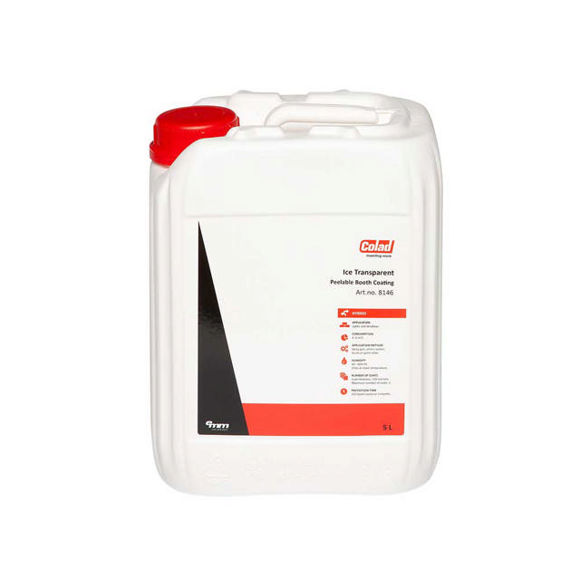 Ice Transparent Peelable Booth Coating