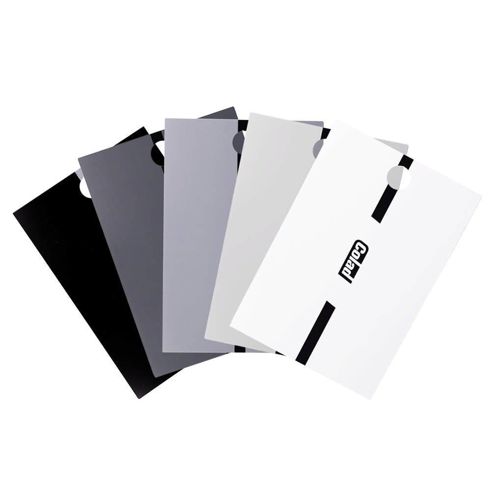 Spray Sample Cards - White