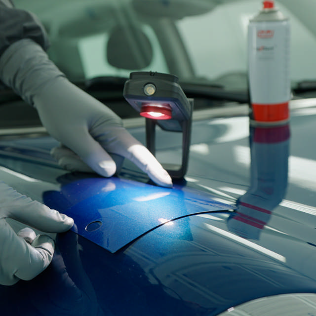 Spray Sample Cards - White