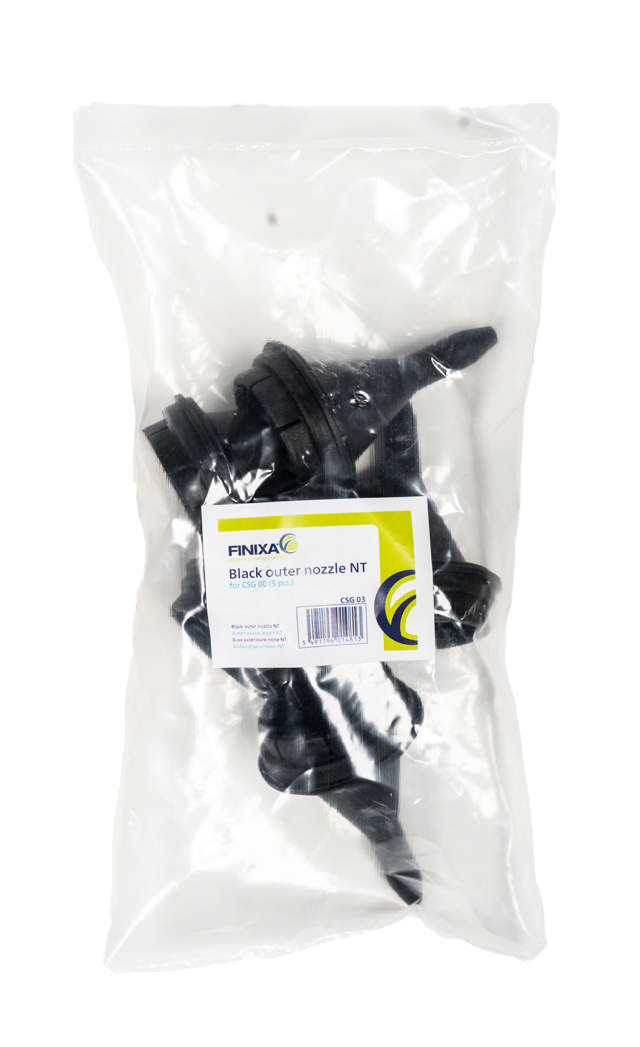 CSG 03 - Black outer nozzle for fine structure 5p.