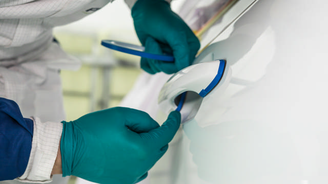 FOL 325M - Fine line tape bleu 25mm x 55m 5p.