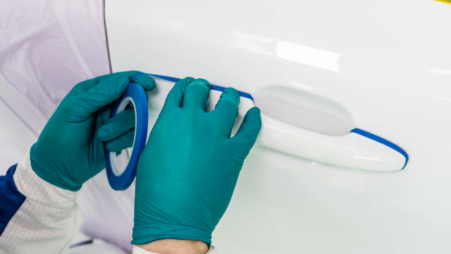 FOL 325M - Fine line tape bleu 25mm x 55m 5p.