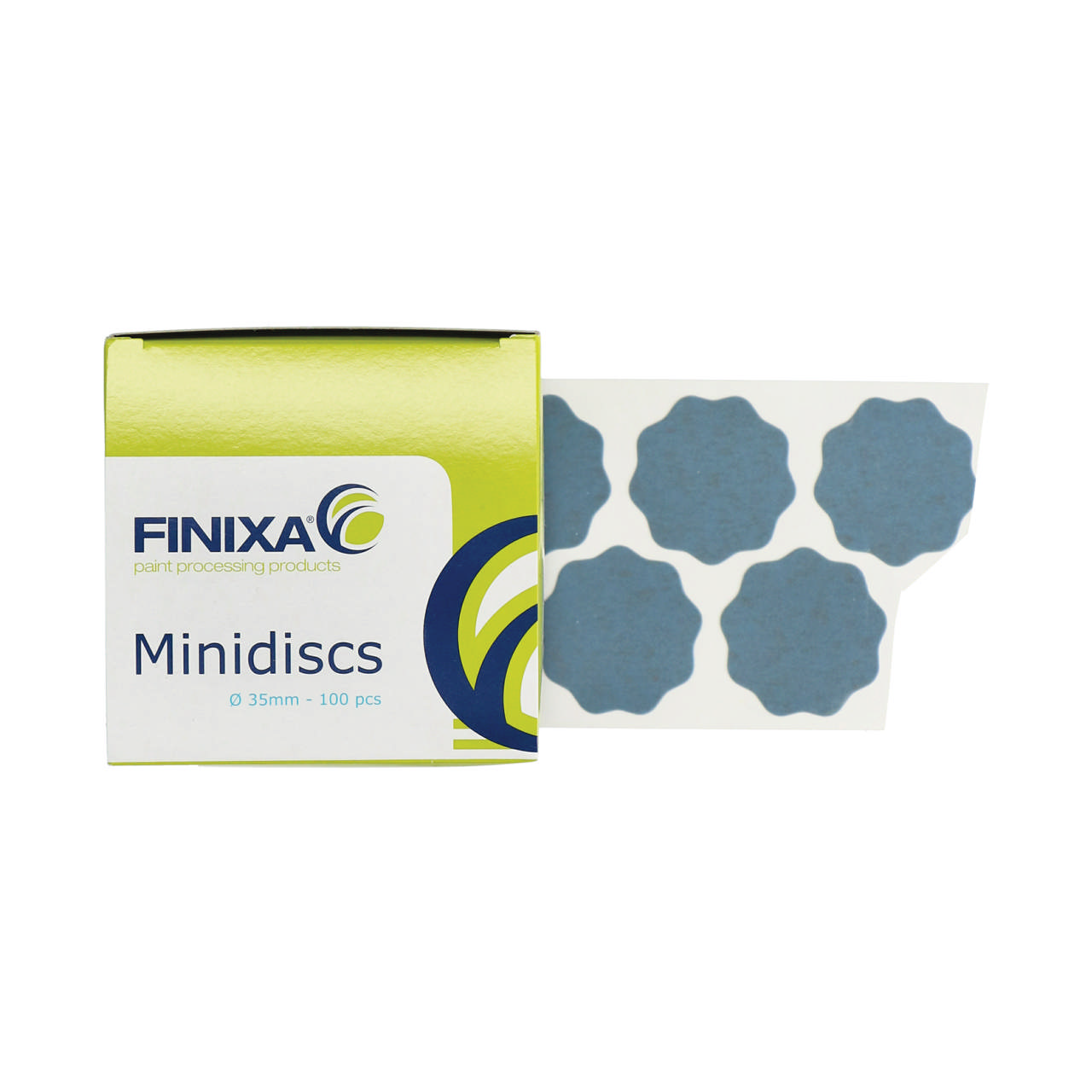 Adhesive minidiscs pvc support Ø35mm 100p.