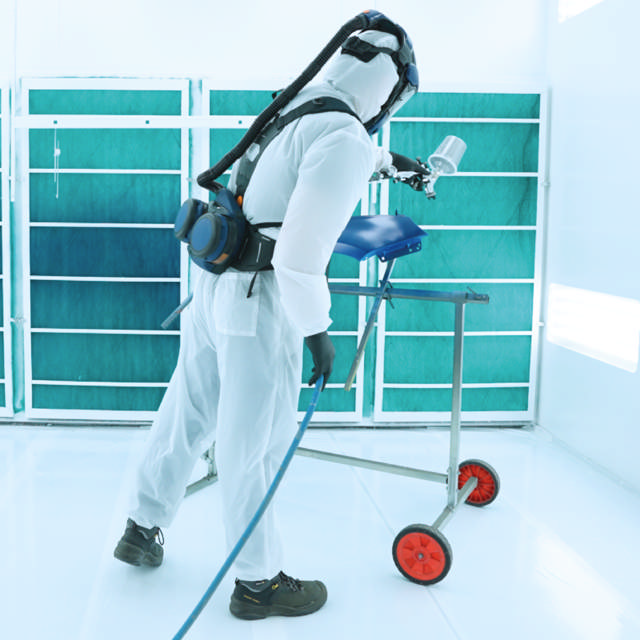 PU Coated Nylon Paint Suit - Cat III Type 6