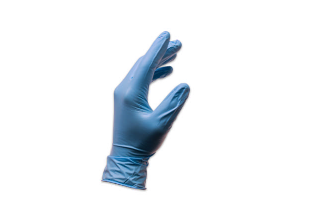 GCN 08 - Nitril disposable gloves blue - M 100p.