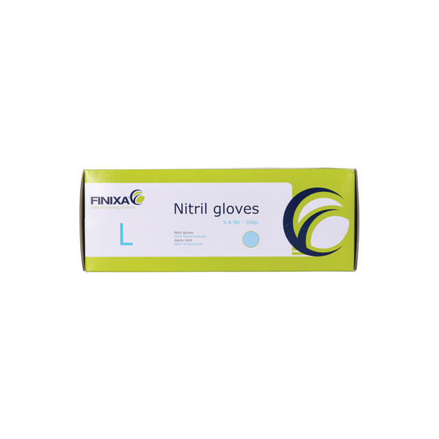 GCN 08 - Nitril disposable gloves blue - M 100p.