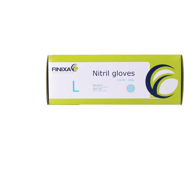 GCN 08 - Nitril disposable gloves blue - M 100p.