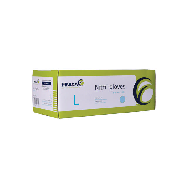 GCN 08 - Nitril disposable gloves blue - M 100p.