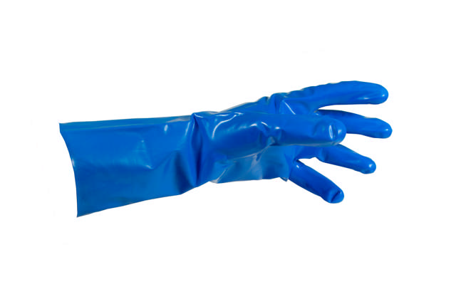 GLQ 08 - Ketone resistant gloves blue - M 1 pair