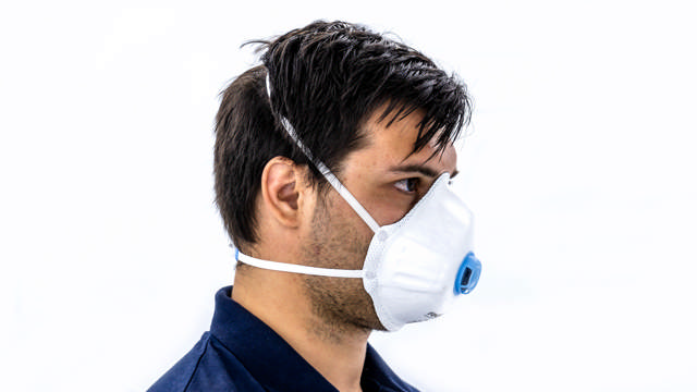 MAS 35 - Dust mask P3 with valve - 10p.
