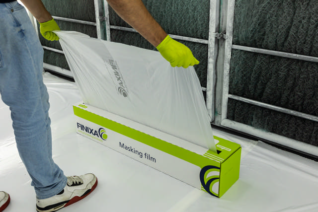 MSF 14820 - Premium masking film - paint adhesive 4.8m x 200m
