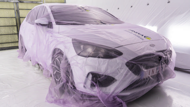 MSF 36010 - Premium+ masking film - paint adhesive & absorb. 6m x 100m
