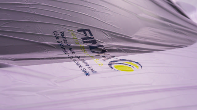 MSF 36010 - Premium+ masking film - paint adhesive & absorb. 6m x 100m