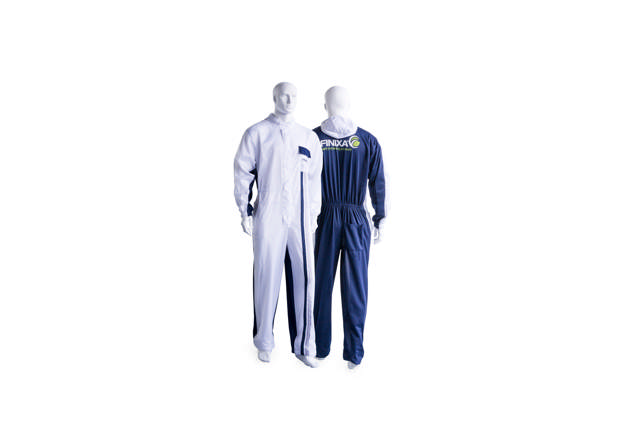 PHO 08 - High-tec spray overall white/blue - M