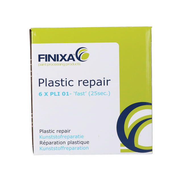 PLI 01 - Plastic repair 'fast' (25sec.) black - 50ml
