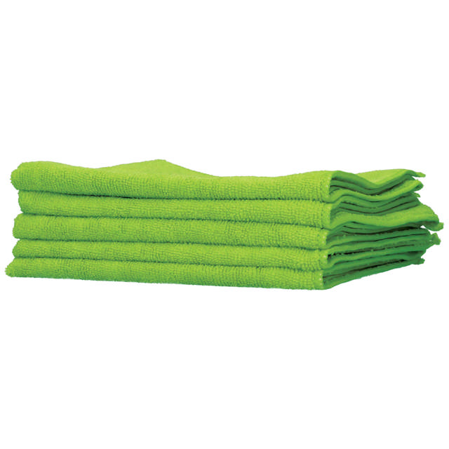 POL 40 - Microfiber cloth green 40x40cm 5p.