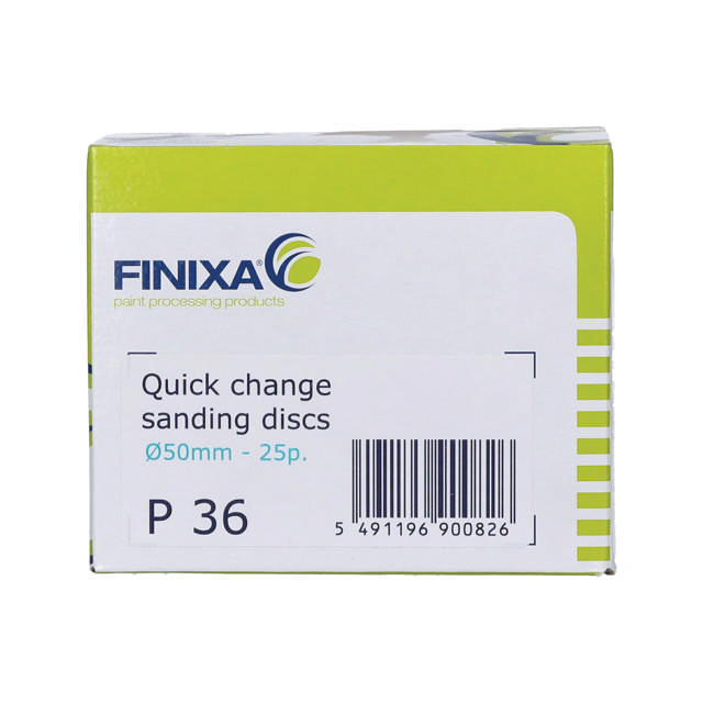 QCD 5036 - Quick change sanding disc Ø50mm P36 25p.